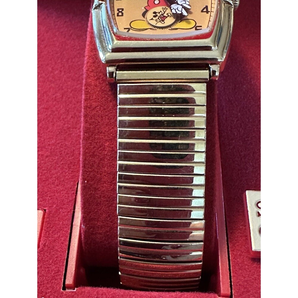 Vintage 60th Anniversary Mickey Mouse Gold Watch SEIKO Sed002 2K03-5009 Men Rare - Picture 3 of 6